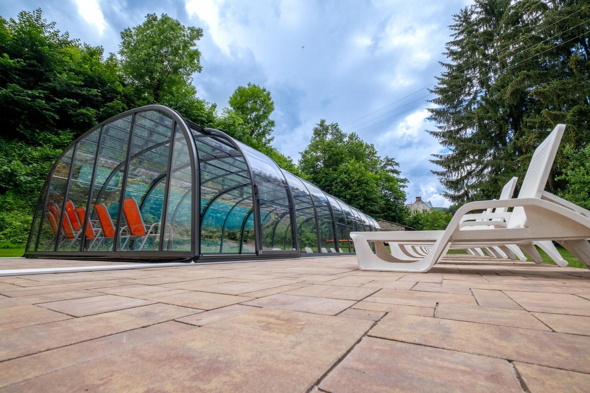 Вілла With A Covered Pool, Park, And Playground *
